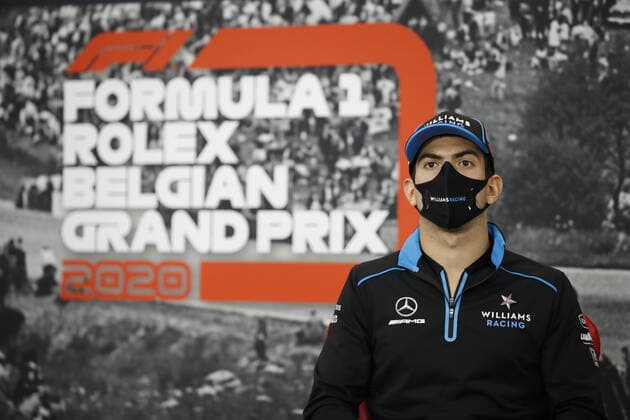 Motorsports: FIA Formula One World Championship, WM, Weltmeisterschaft 2020, Grand Prix of Belgium Motorsports: FIA Formula One World Championship 2020, Grand Prix of Belgium, 6 Nicholas Latifi (CAN, Williams Racing),