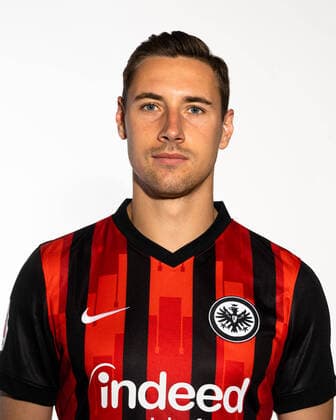Fussball 1.Bundesliga, Eintracht Frankfurt Fototermin 11.08.2020, , Fussball 1.Bundesliga, Eintracht Frankfurt Fototermin 1.BL Porträttermin 2020 2021, emspor, v.l. Dominik Kohr (Eintracht Frankfurt) Frankfurt am Main Deutsche Bank Park Hessen Deutschland (DE)