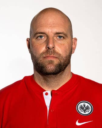 Fussball 1.Bundesliga, Eintracht Frankfurt Fototermin 11.08.2020, , Fussball 1.Bundesliga, Eintracht Frankfurt Fototermin 1.BL Porträttermin 2020 2021, emspor, v.l. Athletik-Trainer Martin Spohrer (Eintracht Frankfurt) Frankfurt am Main Deutsche Bank Park Hessen Deutschland (DE)