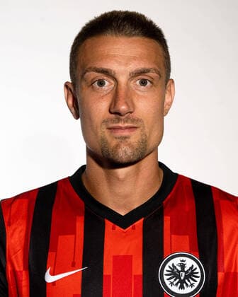 Fussball 1.Bundesliga, Eintracht Frankfurt Fototermin 11.08.2020, , Fussball 1.Bundesliga, Eintracht Frankfurt Fototermin 1.BL Porträttermin 2020 2021, emspor, v.l. Stefan Ilsanker (Eintracht Frankfurt) Frankfurt am Main Deutsche Bank Park Hessen Deutschland (DE)