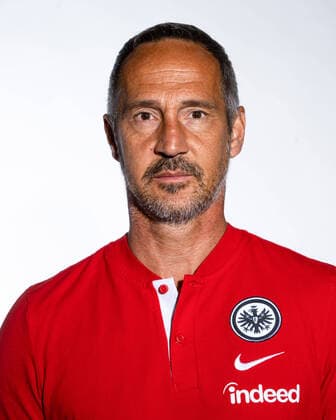 Fussball 1.Bundesliga, Eintracht Frankfurt Fototermin 11.08.2020, , Fussball 1.Bundesliga, Eintracht Frankfurt Fototermin 1.BL Porträttermin 2020 2021, emspor, v.l. Trainer Adolf Adi Huetter (Eintracht Frankfurt) Frankfurt am Main Deutsche Bank Park Hessen Deutschland (DE)