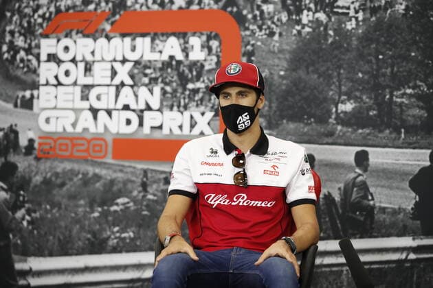 Motorsports: FIA Formula One World Championship, WM, Weltmeisterschaft 2020, Grand Prix of Belgium Motorsports: FIA Formula One World Championship 2020, Grand Prix of Belgium, 99 Antonio Giovinazzi (ITA, Alfa Romeo Racing ORLEN),