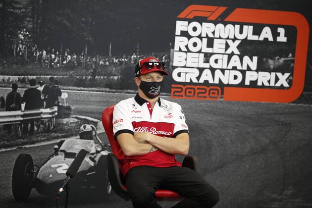 Motorsports: FIA Formula One World Championship, WM, Weltmeisterschaft 2020, Grand Prix of Belgium Motorsports: FIA Formula One World Championship 2020, Grand Prix of Belgium, 7 Kimi Raikkonen (FIN, Alfa Romeo Racing ORLEN),