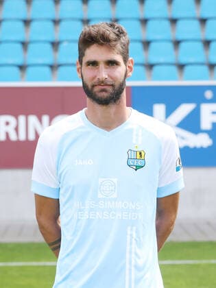 Teampraesentation Chemnitz 27.08.2020 Niklas Hoheneder; Chemnitzer FC; Regionalliga NordOst, Porträttermin 2020 2021 , Chemnitz, 27.08.2020, Stadion an der Gellertstrasse, Fussball ,