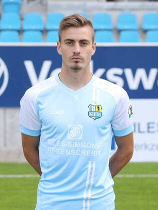 Teampraesentation Chemnitz 27.08.2020 Roman Bekö Bekoe; Chemnitzer FC; Regionalliga NordOst, Porträttermin 2020 2021 , Chemnitz, 27.08.2020, Stadion an der Gellertstrasse, Fussball ,