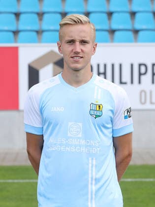 Teampraesentation Chemnitz 27.08.2020 Alexander Dartsch; Chemnitzer FC; Regionalliga NordOst, Porträttermin 2020 2021 , Chemnitz, 27.08.2020, Stadion an der Gellertstrasse, Fussball ,