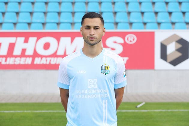 Teampraesentation Chemnitz 27.08.2020 Okan Adil Kurt; Chemnitzer FC; Regionalliga NordOst, Porträttermin 2020 2021 , Chemnitz, 27.08.2020, Stadion an der Gellertstrasse, Fussball ,