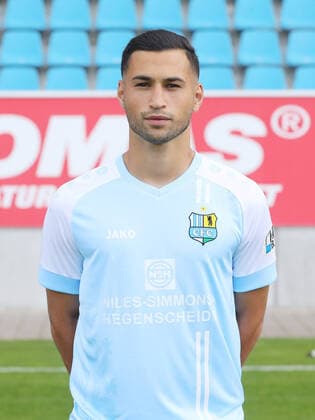 Teampraesentation Chemnitz 27.08.2020 Okan Adil Kurt; Chemnitzer FC; Regionalliga NordOst, Porträttermin 2020 2021 , Chemnitz, 27.08.2020, Stadion an der Gellertstrasse, Fussball ,