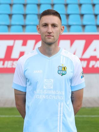 Teampraesentation Chemnitz 27.08.2020 Christian Bickel; Chemnitzer FC; Regionalliga NordOst, Porträttermin 2020 2021 , Chemnitz, 27.08.2020, Stadion an der Gellertstrasse, Fussball ,