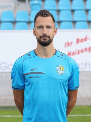 Teampraesentation Chemnitz 27.08.2020 Physiotherapeut Florian Brabant; Chemnitzer FC; Regionalliga NordOst, Porträttermin 2020 2021 , Chemnitz, 27.08.2020, Stadion an der Gellertstrasse, Fussball ,