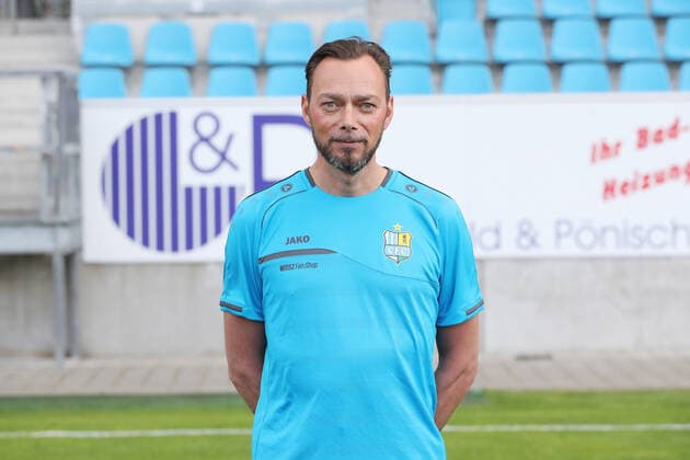 Teampraesentation Chemnitz 27.08.2020 Physiotherapeut Friedrich Ramminger; Chemnitzer FC; Regionalliga NordOst, Porträttermin 2020 2021 , Chemnitz, 27.08.2020, Stadion an der Gellertstrasse, Fussball ,