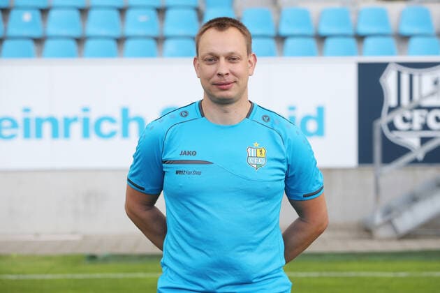 Teampraesentation Chemnitz 27.08.2020 Zeugwart Henry Büttner Buettner; Chemnitzer FC; Regionalliga NordOst, Porträttermin 2020 2021 , Chemnitz, 27.08.2020, Stadion an der Gellertstrasse, Fussball ,