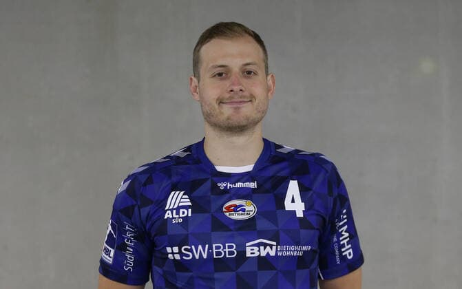 Bietigheim , Handball Fototermin SG BBM Bietigheim , Patrick Rentschler
