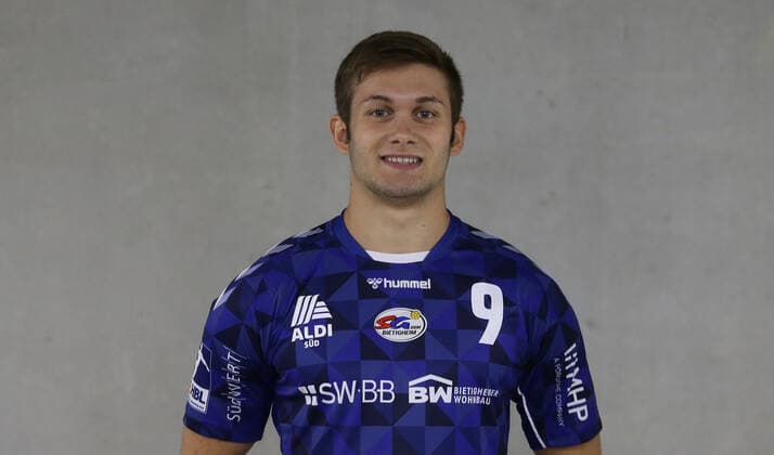 Bietigheim , Handball Fototermin SG BBM Bietigheim , Max Öhler