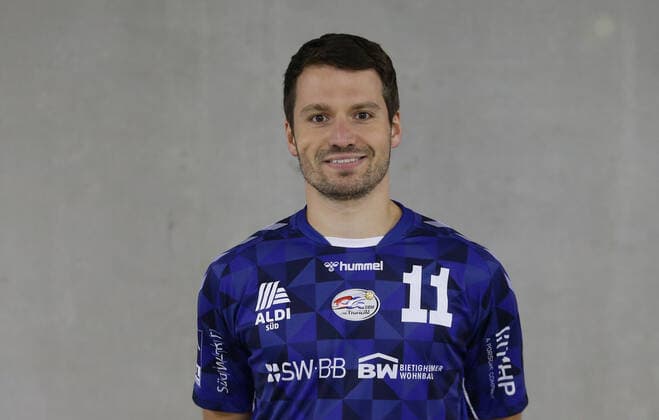 Bietigheim , Handball Fototermin SG BBM Bietigheim , Christian Schäfer
