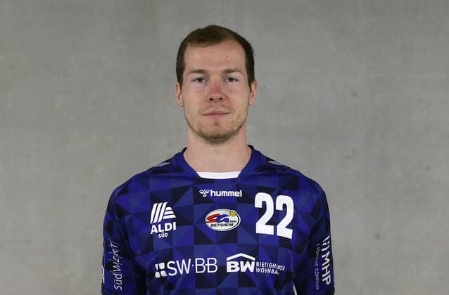 Bietigheim , Handball Fototermin SG BBM Bietigheim , Jonas Link