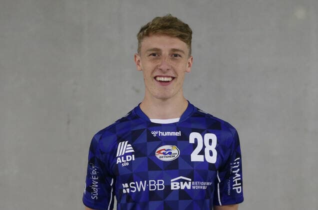Bietigheim , Handball Fototermin SG BBM Bietigheim , Lukas Urban