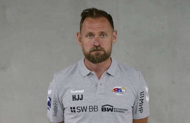 Bietigheim , Handball Fototermin SG BBM Bietigheim , HannesJon Jonsson ( Trainer )
