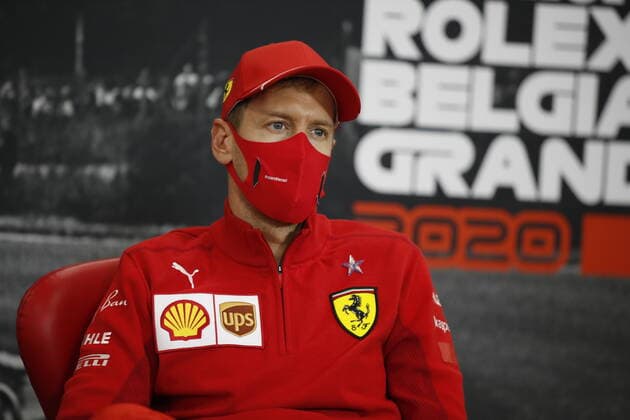 Motorsports: FIA Formula One World Championship, WM, Weltmeisterschaft 2020, Grand Prix of Belgium Motorsports: FIA Formula One World Championship 2020, Grand Prix of Belgium, 5 Sebastian Vettel (GER, Scuderia Ferrari Mission Winnow),