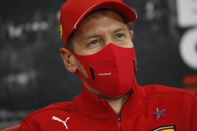 Sport Bilder des Tages Motorsports: FIA Formula One World Championship, WM, Weltmeisterschaft 2020, Grand Prix of Belgium Motorsports: FIA Formula One World Championship 2020, Grand Prix of Belgium, 5 Sebastian Vettel (GER, Scuderia Ferrari Mission Winnow),