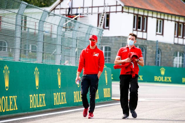 Motorsports: FIA Formula One World Championship, WM, Weltmeisterschaft 2020, Grand Prix of Belgium, 9 Mick Schumacher (GER, PREMA Racing), Spa-Francorchamps Belgium