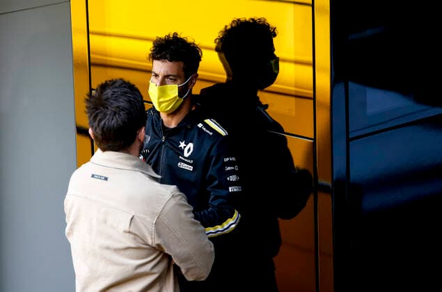 Motorsports: FIA Formula One World Championship, WM, Weltmeisterschaft 2020, Grand Prix of Belgium, 3 Daniel Ricciardo (AUS, Renault DP World F1 Team), Spa-Francorchamps Belgium