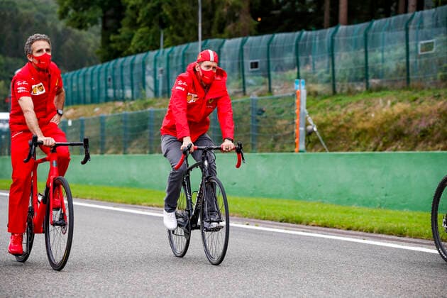 Motorsports: FIA Formula One World Championship, WM, Weltmeisterschaft 2020, Grand Prix of Belgium, 5 Sebastian Vettel (GER, Scuderia Ferrari Mission Winnow), Spa-Francorchamps Belgium