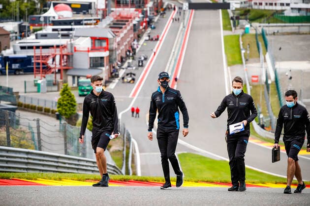 Motorsports: FIA Formula One World Championship, WM, Weltmeisterschaft 2020, Grand Prix of Belgium, 6 Nicholas Latifi (CAN, Williams Racing), Spa-Francorchamps Belgium
