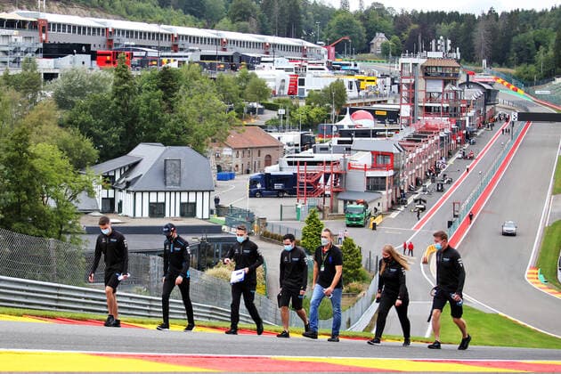 Motorsports: FIA Formula One World Championship, WM, Weltmeisterschaft 2020, Grand Prix of Belgium Motorsports: FIA Formula One World Championship 2020, Grand Prix of Belgium, 6 Nicholas Latifi (CAN, Williams Racing),