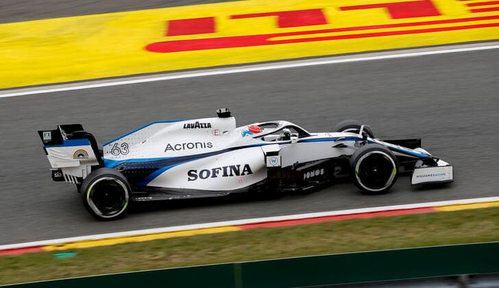 Motorsports: FIA Formula One World Championship, WM, Weltmeisterschaft 2020, Grand Prix of Belgium, 63 George Russell (GBR, Williams Racing), Spa-Francorchamps Belgium
