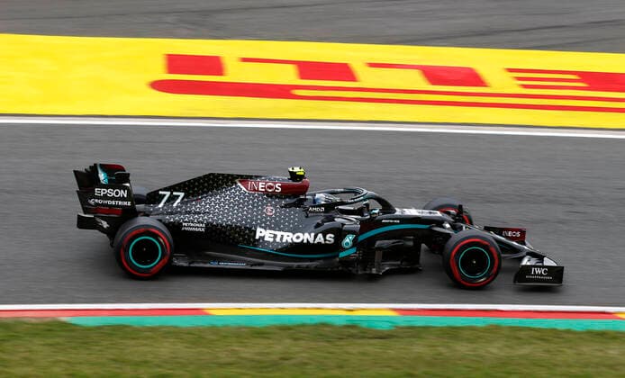 Motorsports: FIA Formula One World Championship, WM, Weltmeisterschaft 2020, Grand Prix of Belgium, 77 Valtteri Bottas (FIN, Mercedes-AMG Petronas Formula One Team), Spa-Francorchamps Belgium