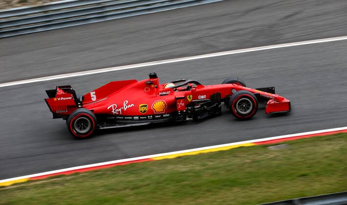Motorsports: FIA Formula One World Championship, WM, Weltmeisterschaft 2020, Grand Prix of Belgium, 5 Sebastian Vettel (GER, Scuderia Ferrari Mission Winnow), Spa-Francorchamps Belgium