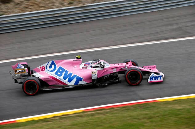 Motorsports: FIA Formula One World Championship, WM, Weltmeisterschaft 2020, Grand Prix of Belgium, 18 Lance Stroll (CAN, BWT Racing Point F1 Team), Spa-Francorchamps Belgium