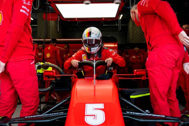 Motorsports: FIA Formula One World Championship, WM, Weltmeisterschaft 2020, Grand Prix of Belgium Motorsports: FIA Formula One World Championship 2020, Grand Prix of Belgium, 5 Sebastian Vettel (GER, Scuderia Ferrari Mission Winnow),