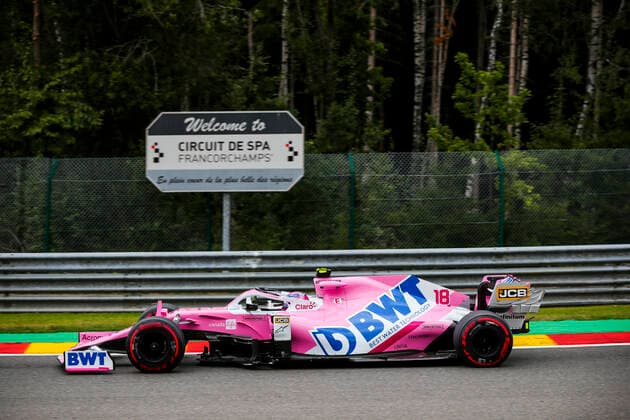 Motorsports: FIA Formula One World Championship, WM, Weltmeisterschaft 2020, Grand Prix of Belgium Motorsports: FIA Formula One World Championship 2020, Grand Prix of Belgium, 18 Lance Stroll (CAN, BWT Racing Point F1 Team),