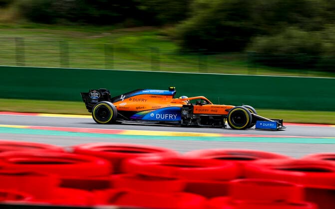 Motorsports: FIA Formula One World Championship, WM, Weltmeisterschaft 2020, Grand Prix of Belgium, 4 Lando Norris (GBR, McLaren F1 Team), Spa-Francorchamps Belgium