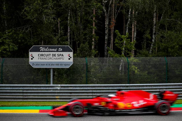Motorsports: FIA Formula One World Championship, WM, Weltmeisterschaft 2020, Grand Prix of Belgium Motorsports: FIA Formula One World Championship 2020, Grand Prix of Belgium, 5 Sebastian Vettel (GER, Scuderia Ferrari Mission Winnow),