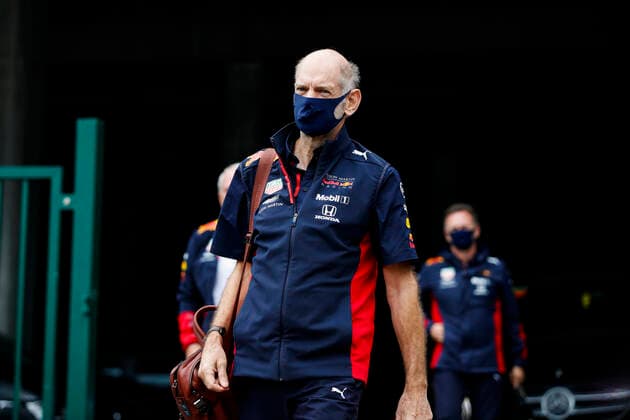 Motorsports: FIA Formula One World Championship, WM, Weltmeisterschaft 2020, Grand Prix of Belgium, Adrian Newey (GBR, Aston Martin Red Bull Racing), Spa-Francorchamps Belgium