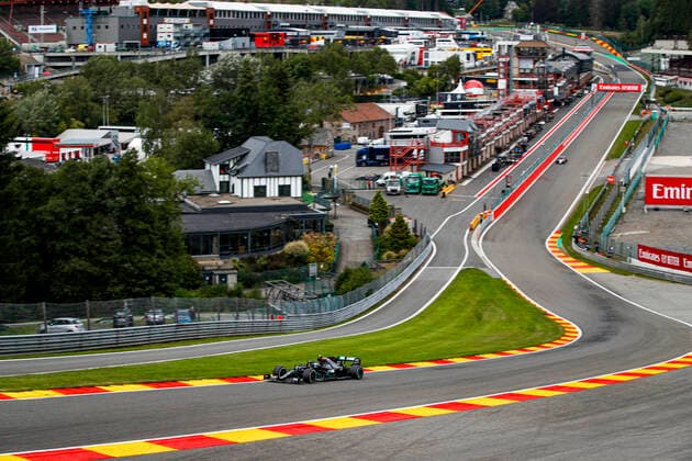Motorsports: FIA Formula One World Championship, WM, Weltmeisterschaft 2020, Grand Prix of Belgium, 77 Valtteri Bottas (FIN, Mercedes-AMG Petronas Formula One Team), Spa-Francorchamps Belgium