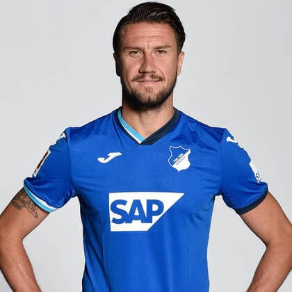 Porträttermin TSG 1899 Hoffenheim , Fussball 1. Bundesliga Saison 2020-2021 Ermin Bicakcic , TSG 1899 Hoffenheim . Porträttermin TSG 1899 Hoffenheim 2020-2021 . Sinsheim, GER, 21.08.2020 ,Fussball 1. Bundesliga 2020 2021 . Editorial use only !. Sinsheim Wirsol-Rhein-Neckar-Arena Deutschland