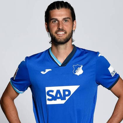 Porträttermin TSG 1899 Hoffenheim , Fussball 1. Bundesliga Saison 2020-2021 Florian Grillitsch , TSG 1899 Hoffenheim . Porträttermin TSG 1899 Hoffenheim 2020-2021 . Sinsheim, GER, 21.08.2020 ,Fussball 1. Bundesliga 2020 2021 . Editorial use only !. Sinsheim Wirsol-Rhein-Neckar-Arena Deutschland
