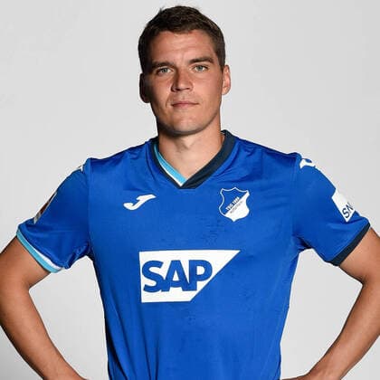 Porträttermin TSG 1899 Hoffenheim , Fussball 1. Bundesliga Saison 2020-2021 Robert Skov , TSG 1899 Hoffenheim . Porträttermin TSG 1899 Hoffenheim 2020-2021 . Sinsheim, GER, 21.08.2020 ,Fussball 1. Bundesliga 2020 2021 . Editorial use only !. Sinsheim Wirsol-Rhein-Neckar-Arena Deutschland