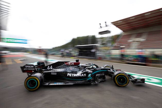 Motorsports: FIA Formula One World Championship, WM, Weltmeisterschaft 2020, Grand Prix of Belgium Motorsports: FIA Formula One World Championship 2020, Grand Prix of Belgium, 44 Lewis Hamilton (GBR, Mercedes-AMG Petronas Formula One Team),