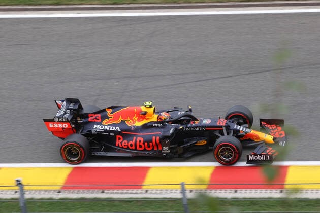 FORMULA 1 ROLEX BELGIAN GRAND PRIX 2020 28.08.2020, Circuit de Spa-Francorchamps, Spa-Franchorchamps, FORMULA 1 ROLEX BELGIAN GRAND PRIX 2020 , im Bild Alexander Albon (GBR 23), Aston Martin Red Bull Racing