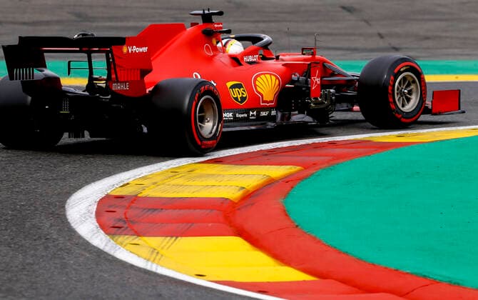 Motorsports: FIA Formula One World Championship, WM, Weltmeisterschaft 2020, Grand Prix of Belgium, 5 Sebastian Vettel (GER, Scuderia Ferrari Mission Winnow), Spa-Francorchamps Belgium