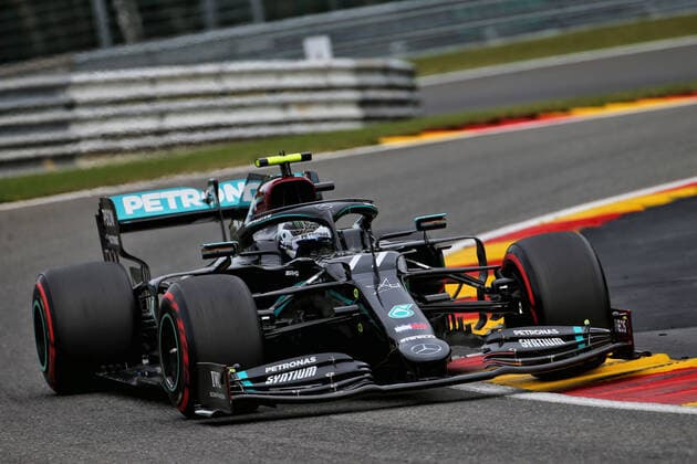 Motorsports: FIA Formula One World Championship, WM, Weltmeisterschaft 2020, Grand Prix of Belgium Motorsports: FIA Formula One World Championship 2020, Grand Prix of Belgium, 77 Valtteri Bottas (FIN, Mercedes-AMG Petronas Formula One Team),