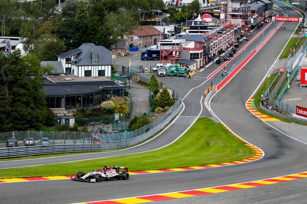 Motorsports: FIA Formula One World Championship, WM, Weltmeisterschaft 2020, Grand Prix of Belgium, 7 Kimi Raikkonen (FIN, Alfa Romeo Racing ORLEN), Spa-Francorchamps Belgium