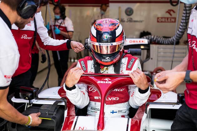 Motorsports: FIA Formula One World Championship, WM, Weltmeisterschaft 2020, Grand Prix of Belgium, 7 Kimi Raikkonen (FIN, Alfa Romeo Racing ORLEN), Spa-Francorchamps Belgium