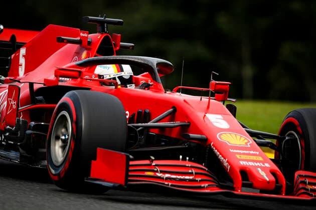 Motorsports: FIA Formula One World Championship, WM, Weltmeisterschaft 2020, Grand Prix of Belgium, 5 Sebastian Vettel (GER, Scuderia Ferrari Mission Winnow), Spa-Francorchamps Belgium