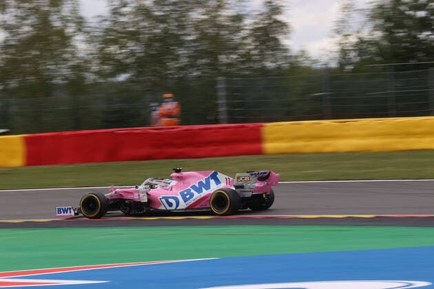FORMULA 1 ROLEX BELGIAN GRAND PRIX 2020 28.08.2020, Circuit de Spa-Francorchamps, Spa-Franchorchamps, FORMULA 1 ROLEX BELGIAN GRAND PRIX 2020 , im Bild Sergio Perez (MEX 11), BWT Racing Point F1 Team